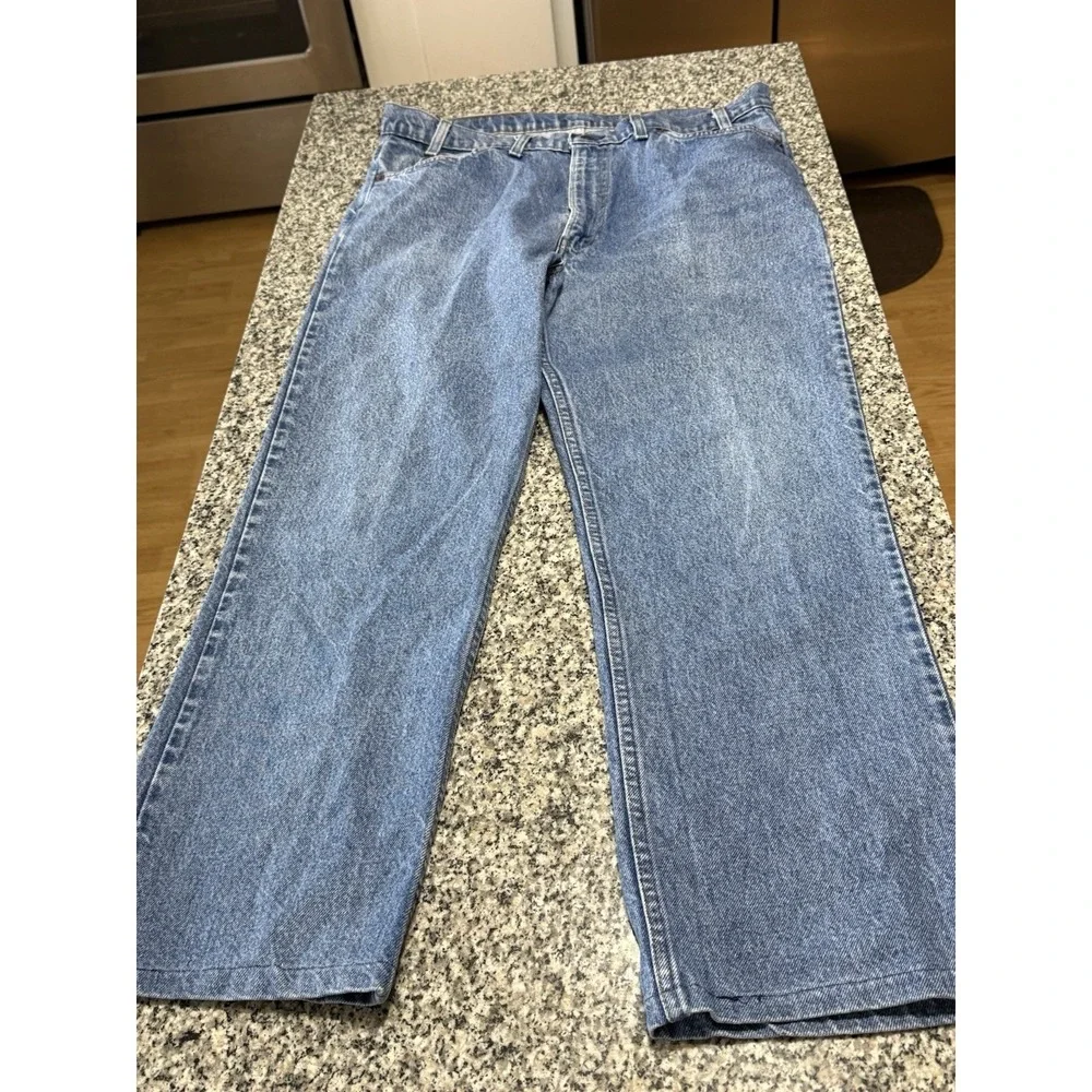 Vintage Levi's Orange Tab Men's Blue Denim Jeans Size 36 x 28‎ Measured